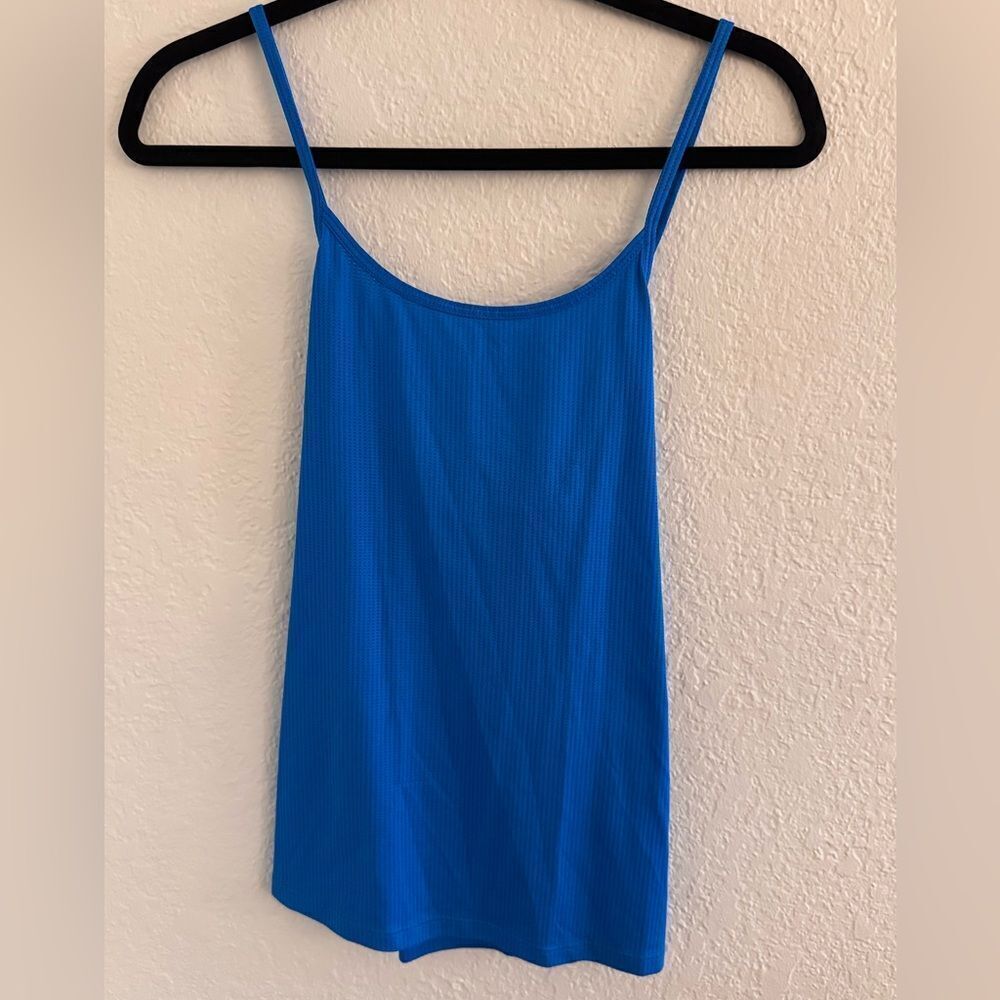 Rabbit Rabbit Rabbit Fitted Blue Camisole Top